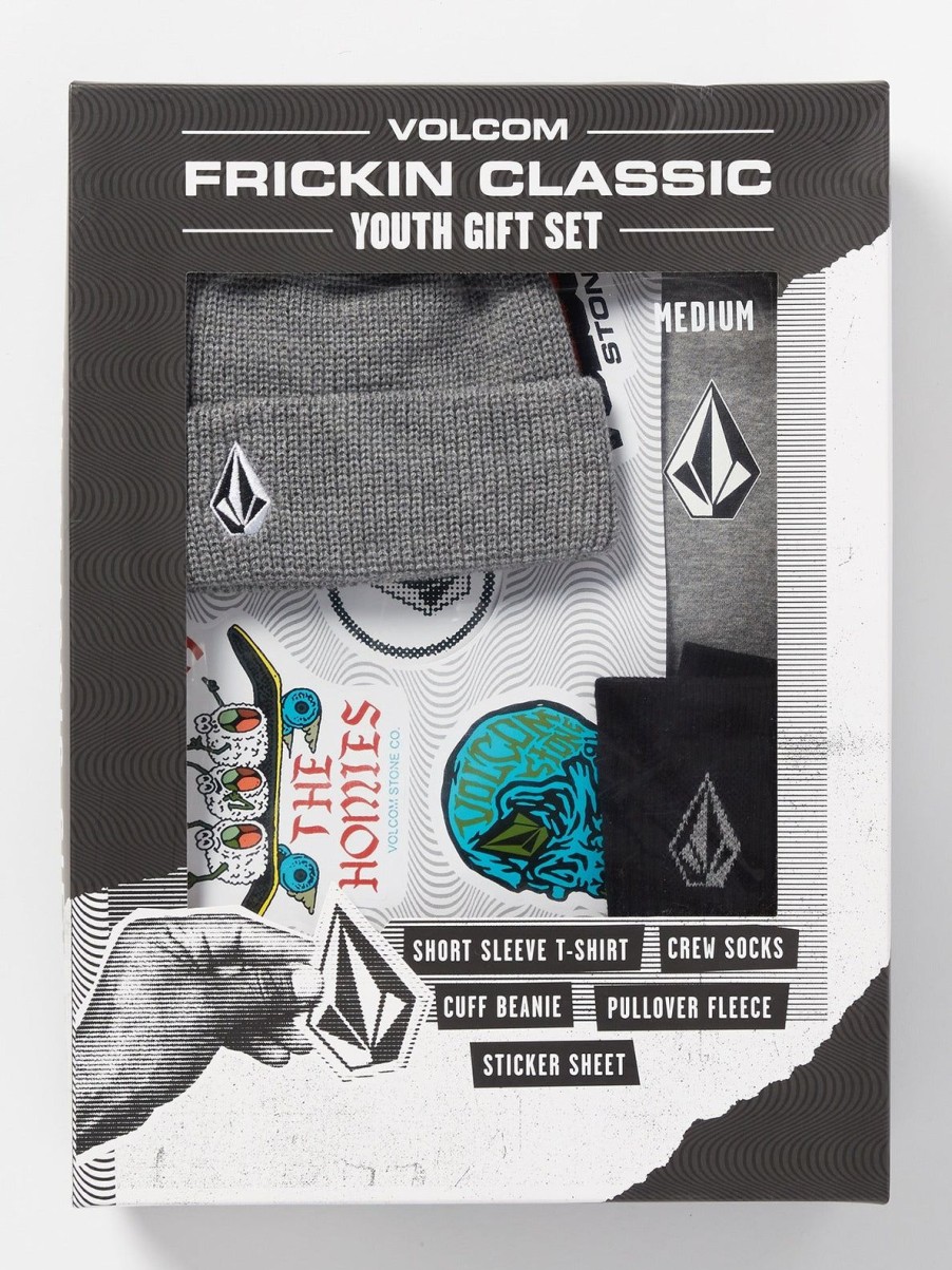 Garcons Volcom | Coffret Cadeau Frickin Classic Pour Enfants Heather Grey