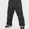 Homme Volcom Pantalons De Snow | Pantalon Stretch Gore-Tex Stone Black