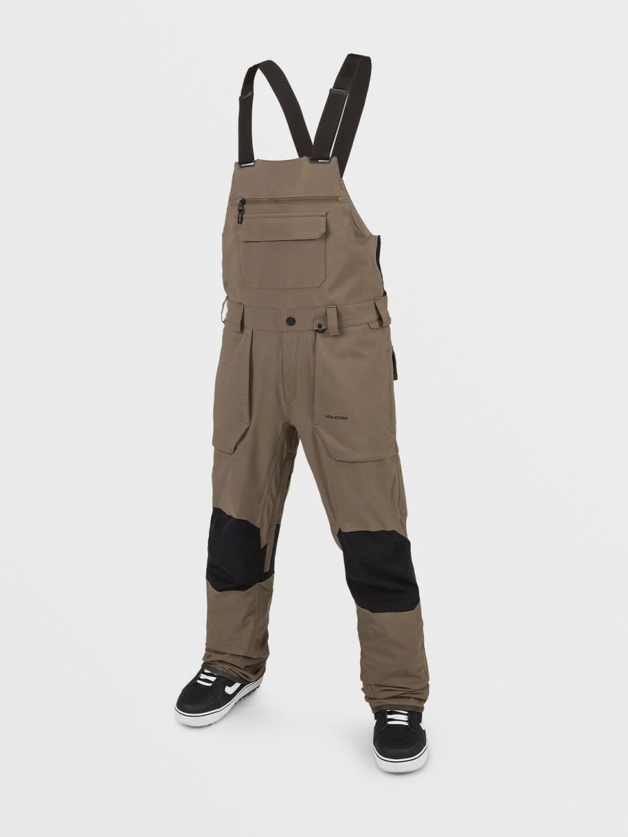 Homme Volcom Pantalons De Snow | Salopette Roan Teak