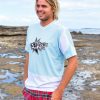 Homme Volcom T-Shirts & Polos | T-Shirt V Ent Noa Deane Misty Blue