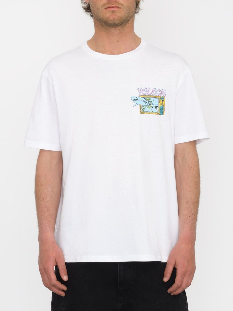 Homme Volcom T-Shirts & Polos | T-Shirt Frenchsurf White