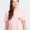 Femme Volcom T-Shirts & Debardeurs | T-Shirt Pocket Dial Guava