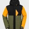 Homme Volcom Vestes De Snow | Veste Gore-Tex L Insulated Gold