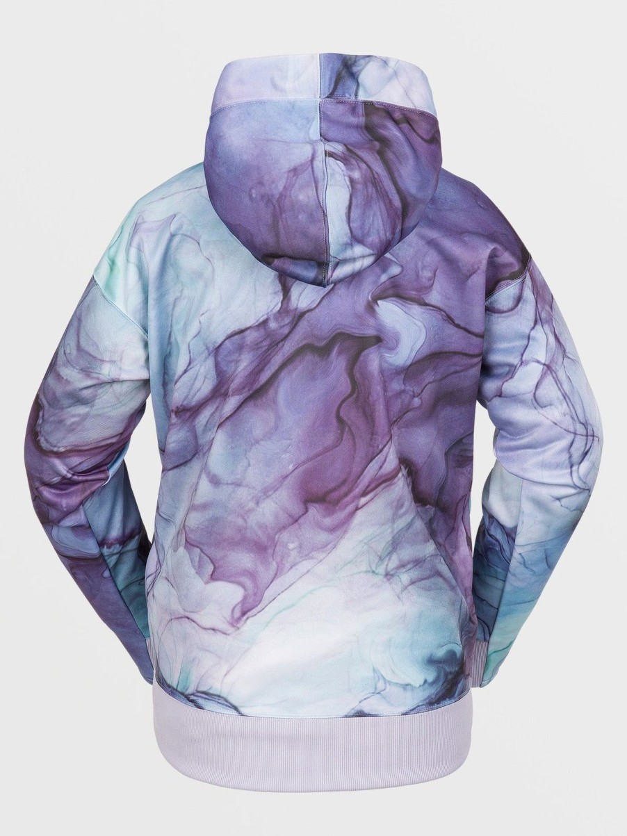 Homme Volcom Pulls Et Polaires | Sweat A Capuche Riding Hydro Glacier Ink