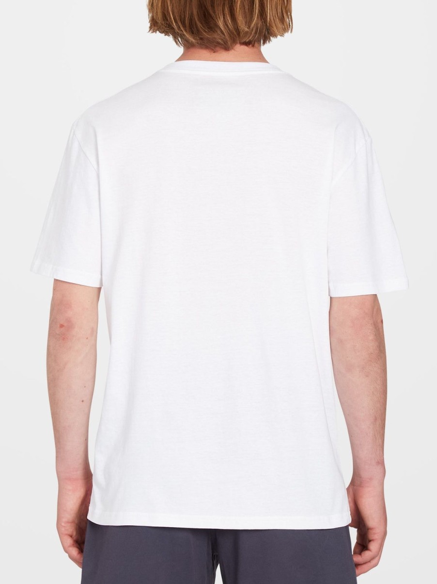 Homme Volcom T-Shirts & Polos | T-Shirt Stone Blanks White