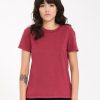 Femme Volcom T-Shirts & Debardeurs | T-Shirt Solid Stone Wine