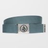 Homme Volcom Ceintures & Portefeuilles | Ceinture Circle Web Service Blue