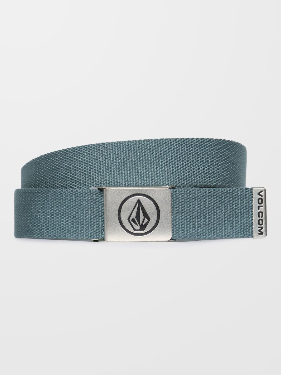 Homme Volcom Ceintures & Portefeuilles | Ceinture Circle Web Service Blue