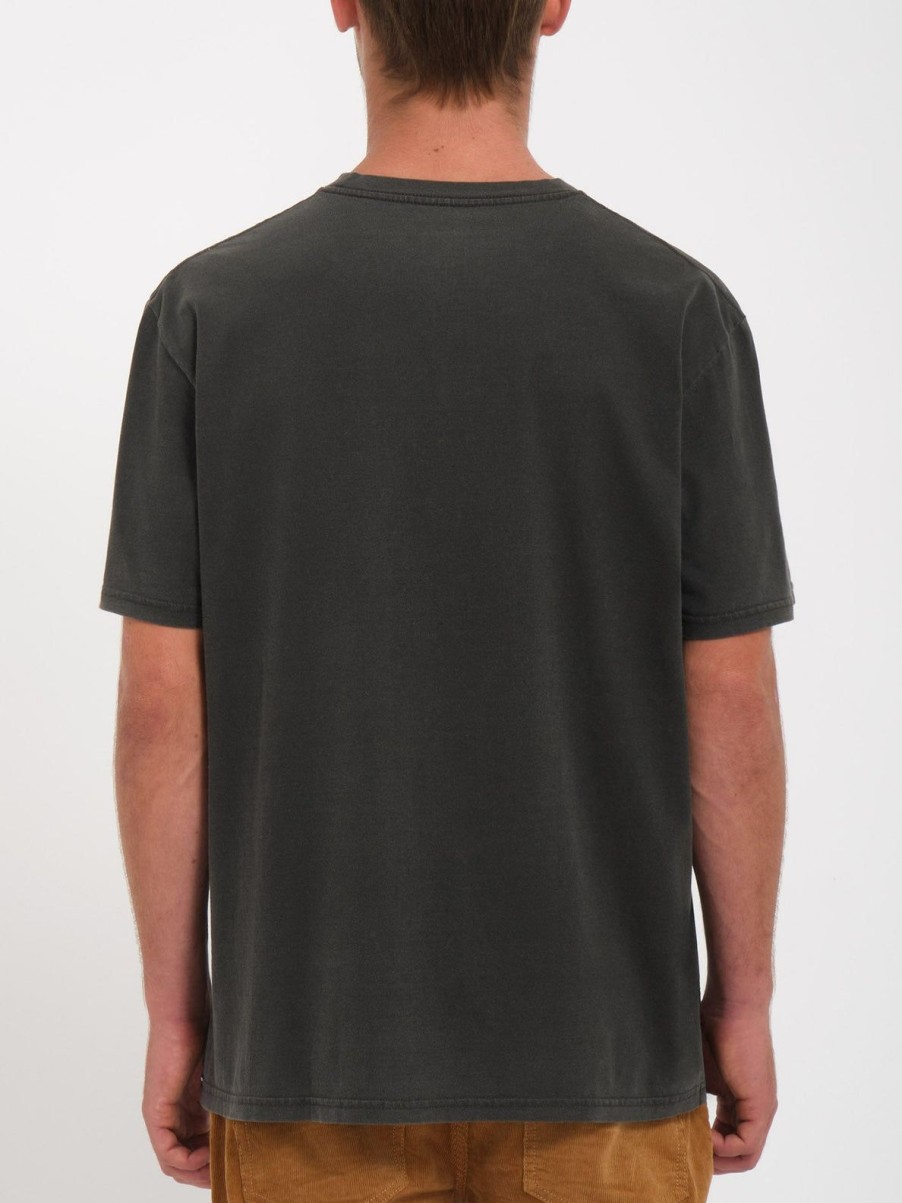 Homme Volcom T-Shirts & Polos | T-Shirt Volwasher Black