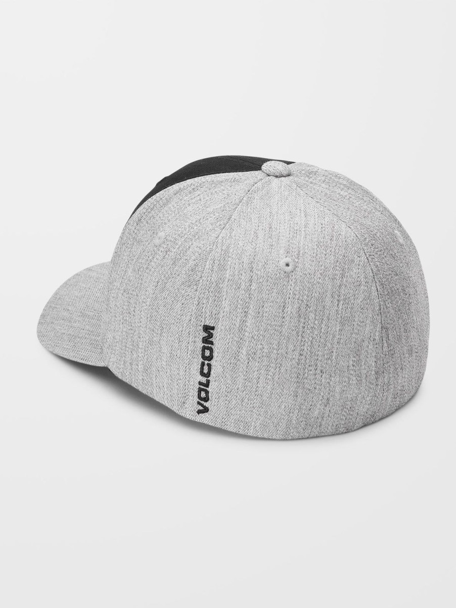 Homme Volcom Casquettes & Bonnets | Casquette Full Stone Heather Flexfit Black Combo