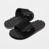 Homme Volcom | Sandales Slide Recliner Black White