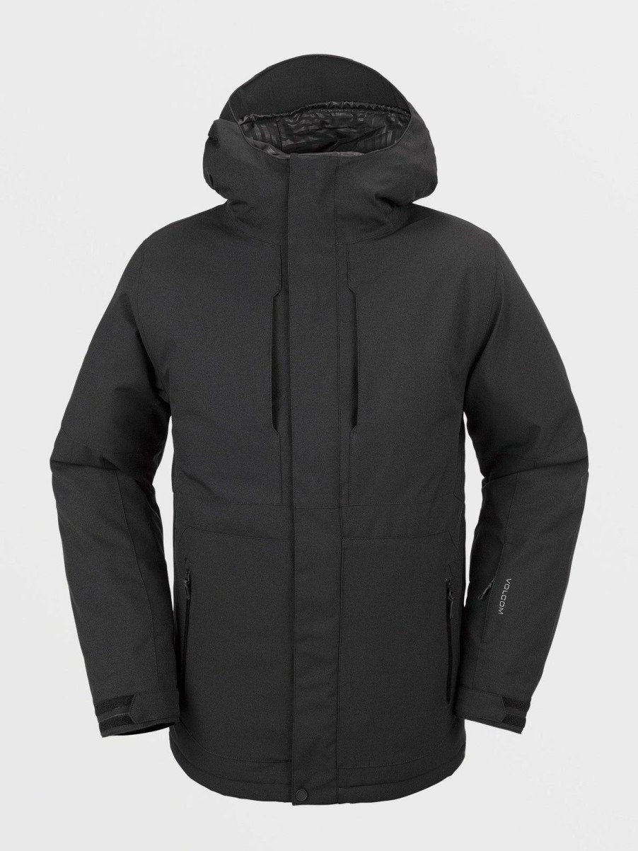 Homme Volcom Vestes De Snow | Veste V.Co Op Insulated Black