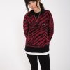 Femme Volcom Pulls & Cardigans | Pull Zebra Wine