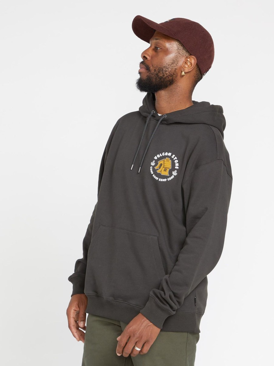 Homme Volcom Sweats | Sweat A Capuche V Ent Fat Tony Stealth