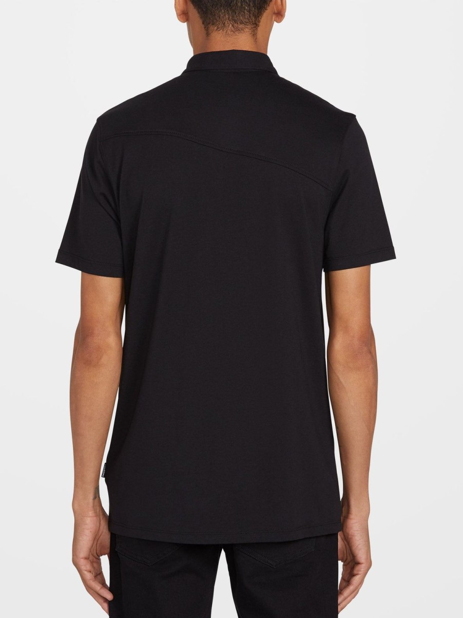 Homme Volcom T-Shirts & Polos | Polo Wowzer Black