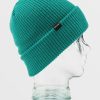 Garcons Volcom Accessoires | Bonnet Youth Lined (Enfant) Vibrant Green