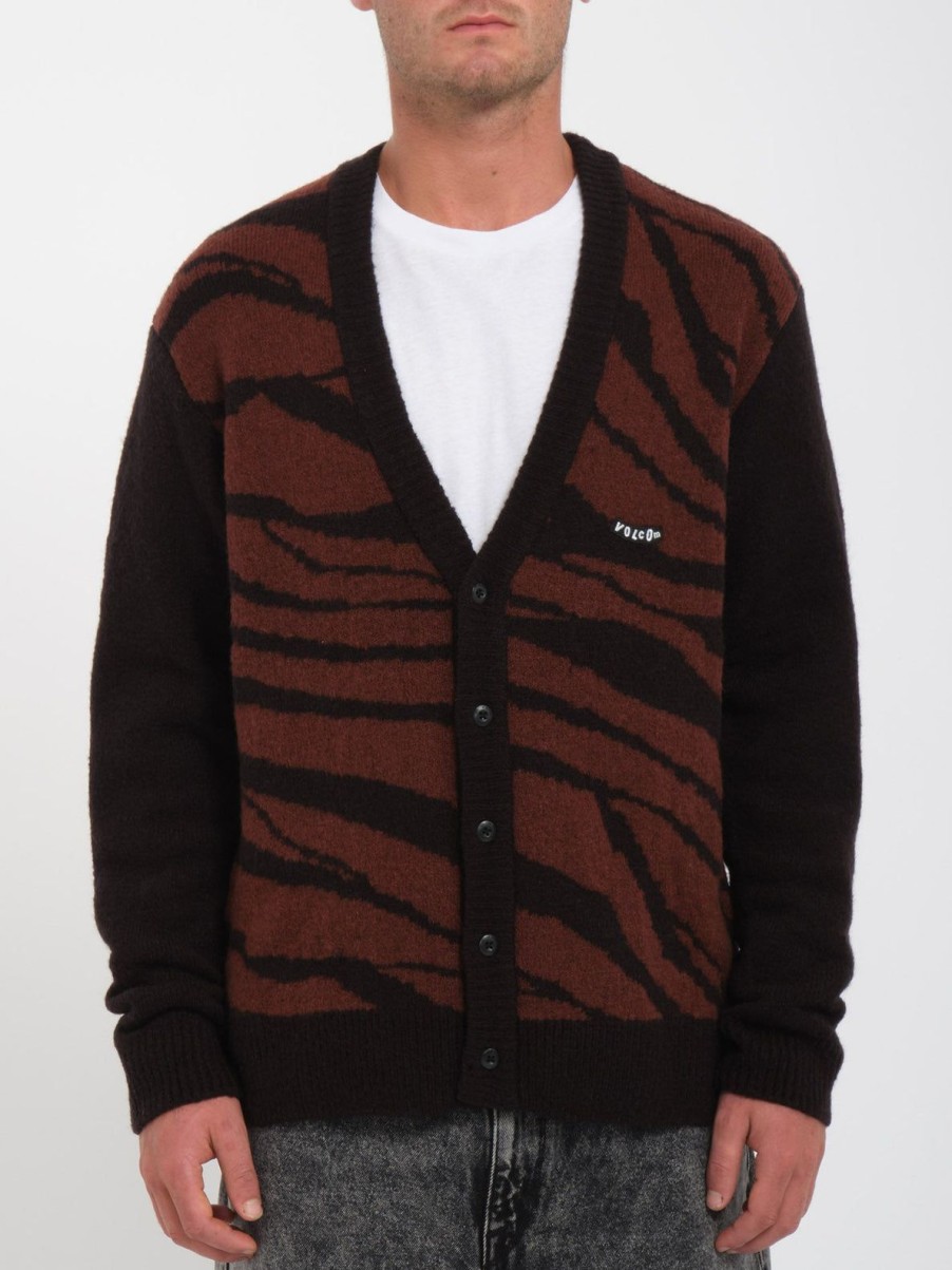 Homme Volcom Pulls & Cardigans | Cardigan Anarchietour Black