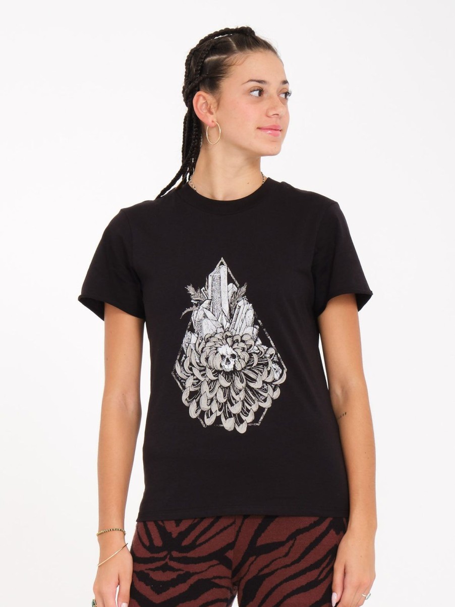 Femme Volcom T-Shirts & Debardeurs | T-Shirt Radical Daze Black