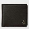 Homme Volcom Ceintures & Portefeuilles | Portefeuille Slim Stone S Black