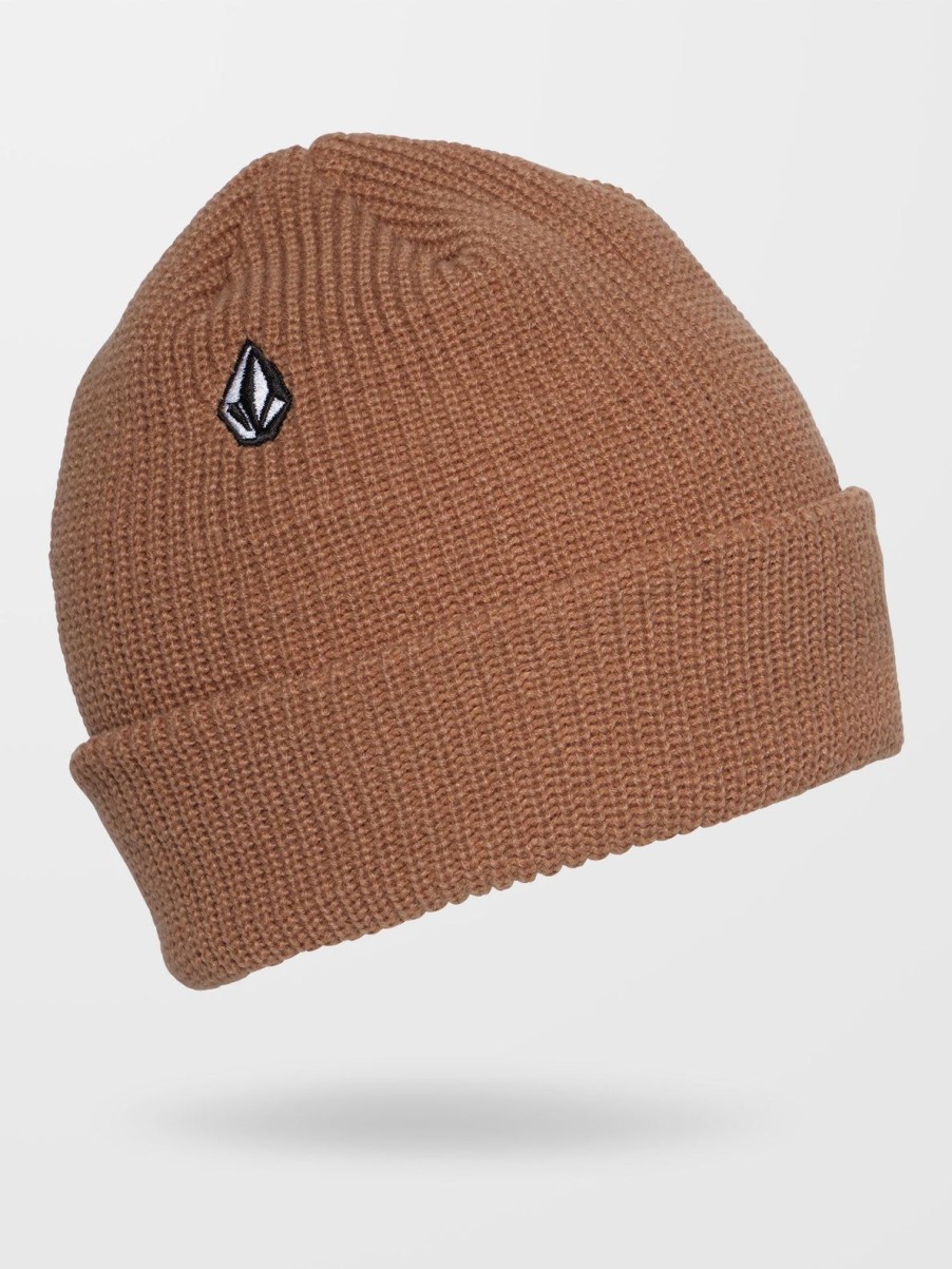 Homme Volcom Casquettes & Bonnets | Bonnet Full Stone Dark Brown