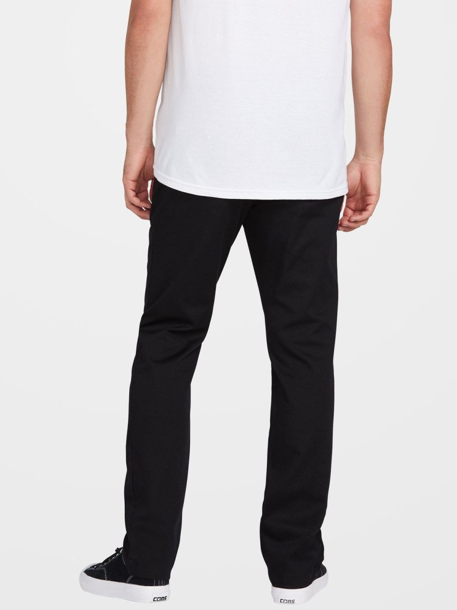 Homme Volcom Pantalons & Chinos | Pantalon Frickin Modern Stretch Black