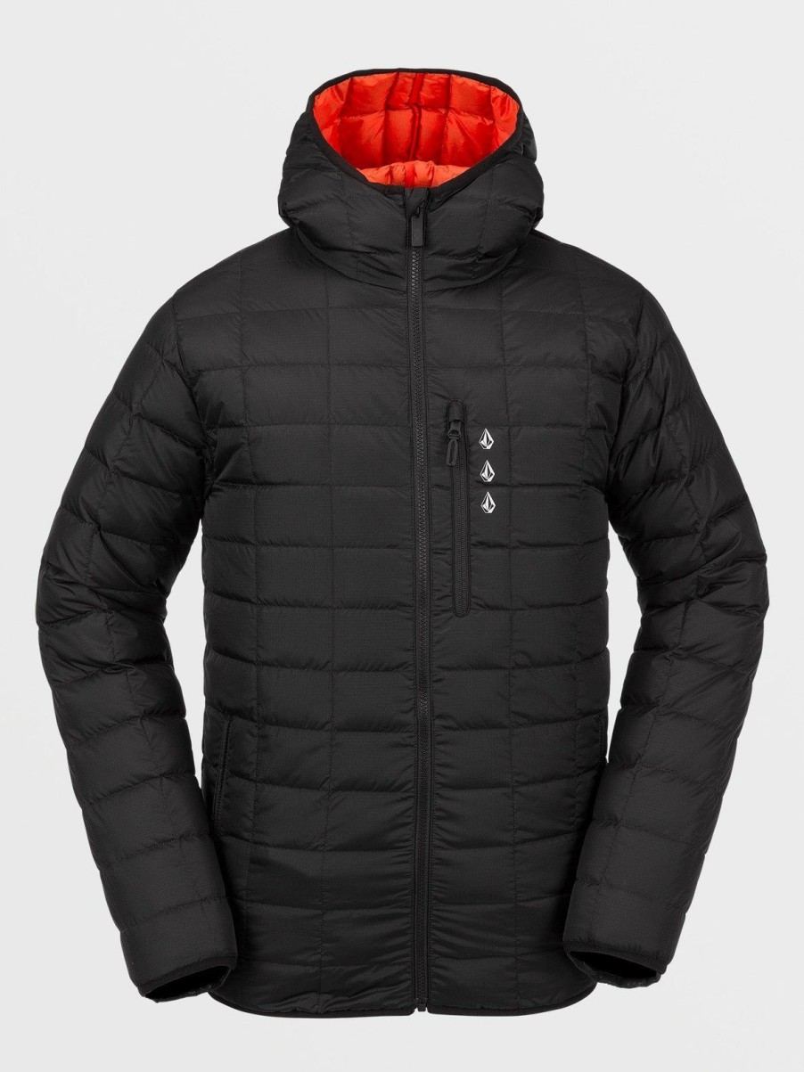 Homme Volcom Vestes De Snow | Doudoune Puff Puff Give Black