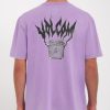 Homme Volcom T-Shirts & Polos | T-Shirt Amplified Stone Paisley Purple