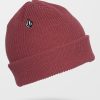 Homme Volcom Casquettes & Bonnets | Bonnet Full Stone Oxblood