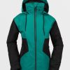 Femme Volcom Vestes De Snow | Veste Kimball Vibrant Green