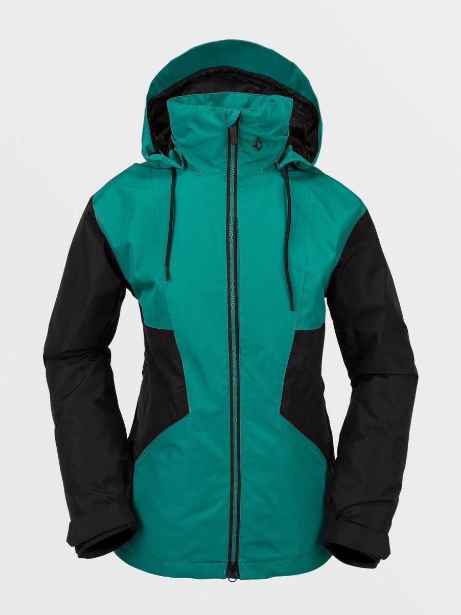 Femme Volcom Vestes De Snow | Veste Kimball Vibrant Green