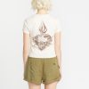 Femme Volcom T-Shirts & Debardeurs | T-Shirt Have A Clue Cloud