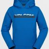 Garcons Volcom Sweats | Sweat A Capuche Youth Riding (Enfant) Blue