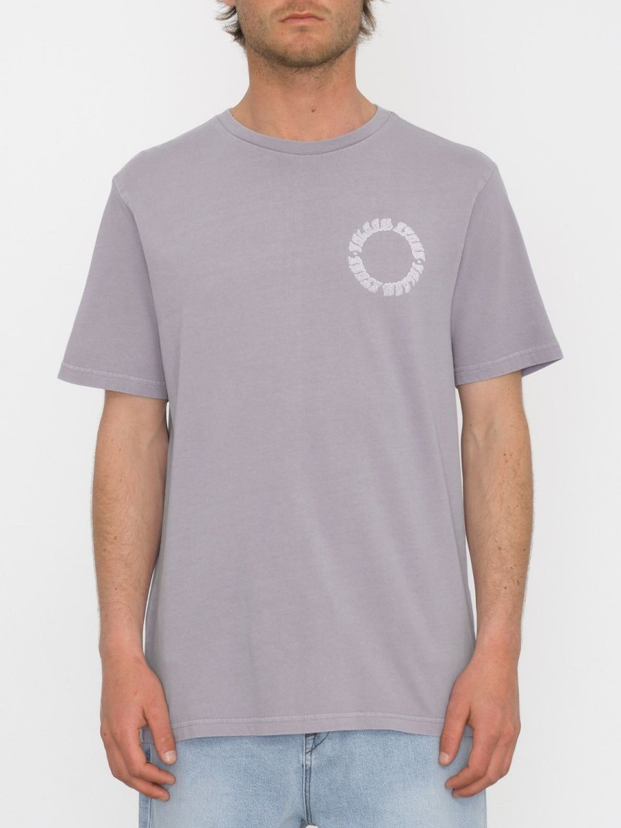 Homme Volcom T-Shirts & Polos | T-Shirt Stone Oracle Violet Dust