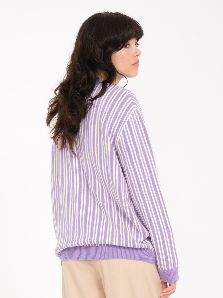 Femme Volcom Pulls & Cardigans | Cardigan Nando Von Arb Paisley Purple