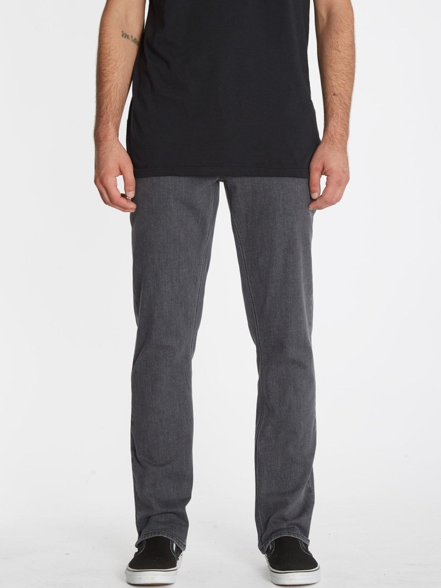 Homme Volcom Jeans | Jean Vorta Easy Enzyme Grey