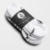 Homme Volcom Chaussettes | Chaussettes Stones No Show (3 Paires) White