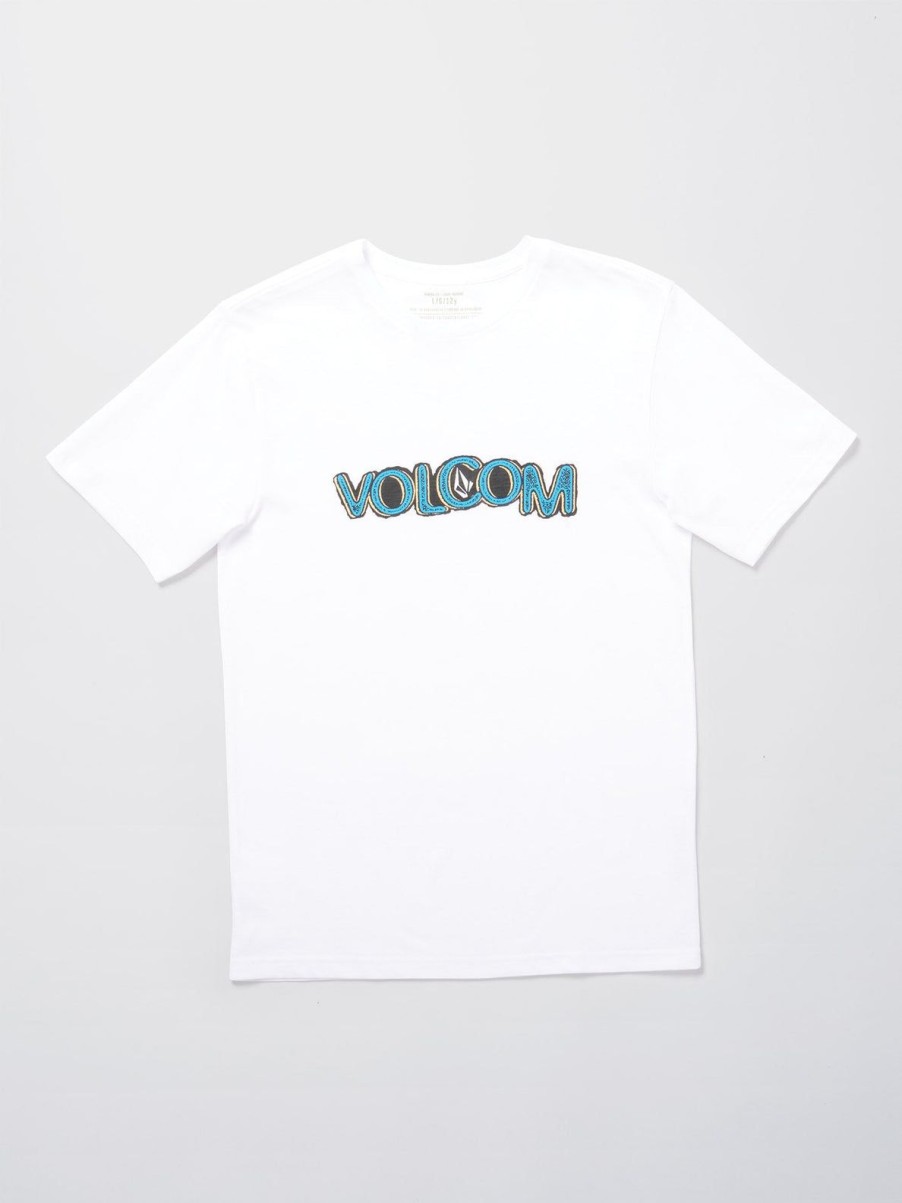 Garcons Volcom T-Shirts | T-Shirt Squable (Enfant) White