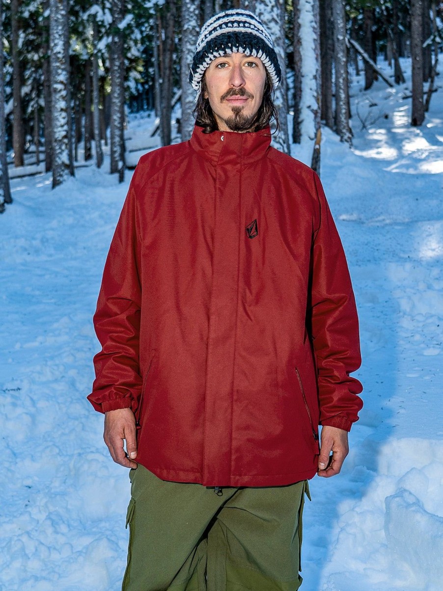 Homme Volcom Vestes De Snow | Veste Ravraah Maroon