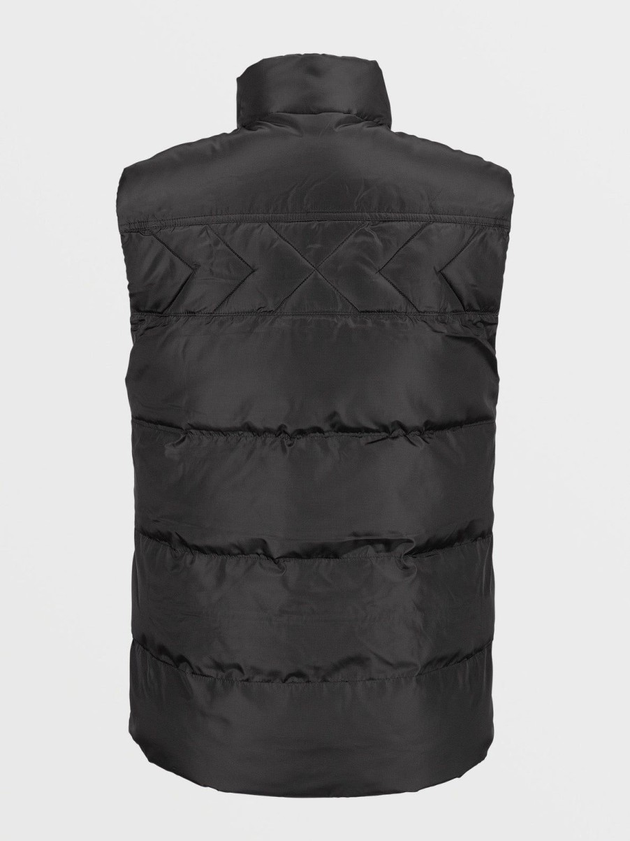 Femme Volcom Vestes De Snow | Doudoune Sans Manches Stone Castine Black