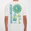 Homme Volcom T-Shirts & Polos | T-Shirt Molchat Farm To Yarn Off White