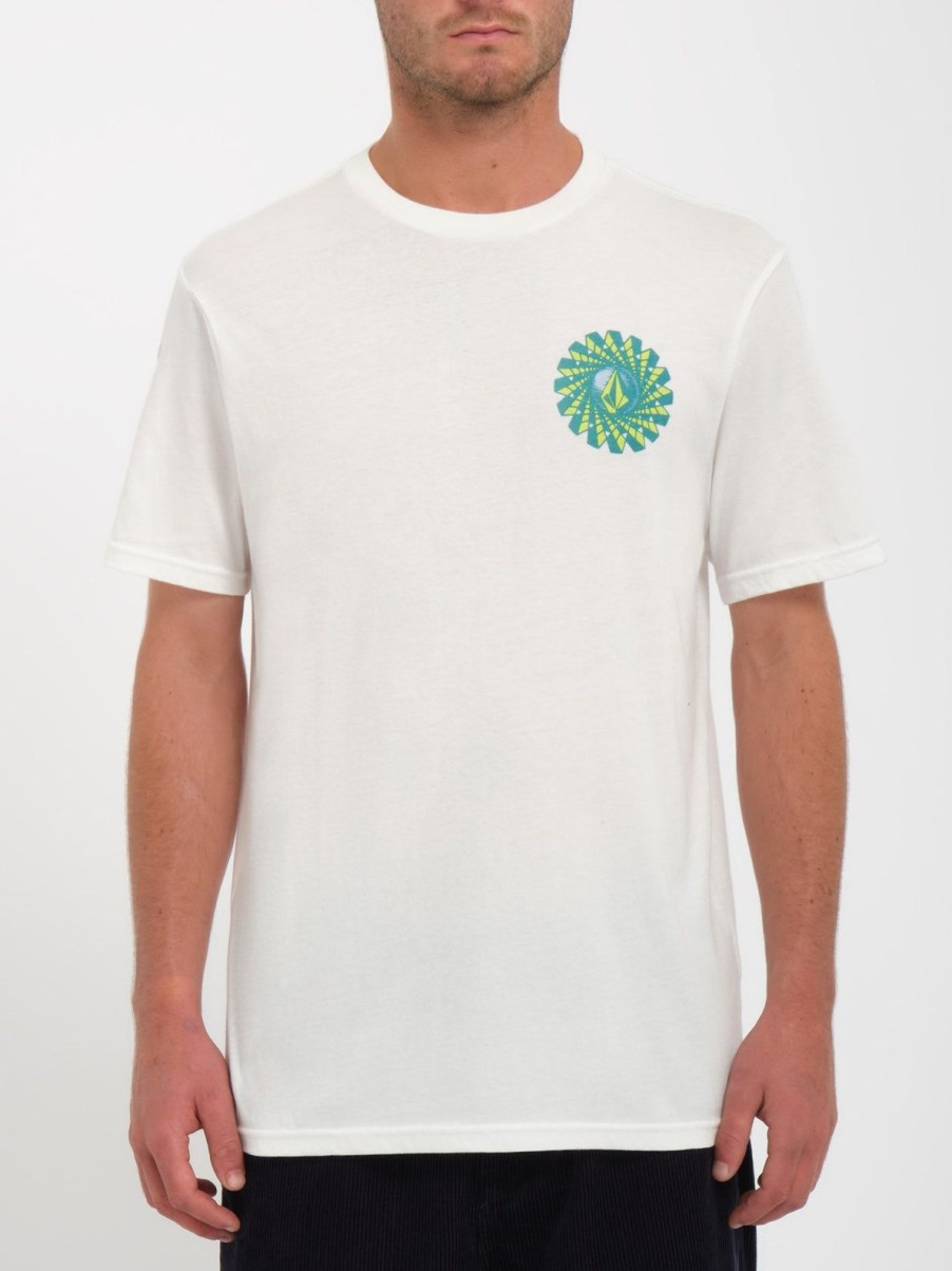 Homme Volcom T-Shirts & Polos | T-Shirt Molchat Farm To Yarn Off White