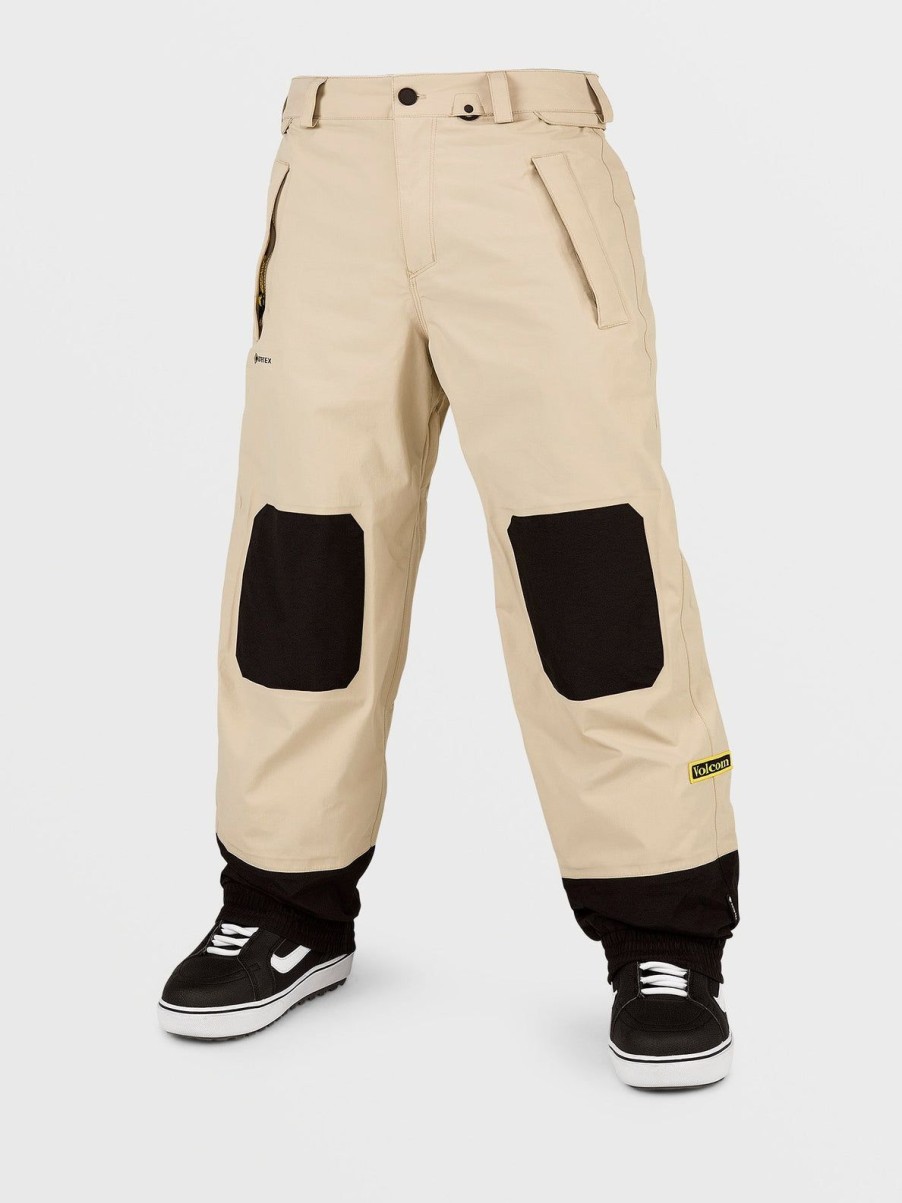 Homme Volcom Pantalons De Snow | Pantalon Gore-Tex Longo Khakiest