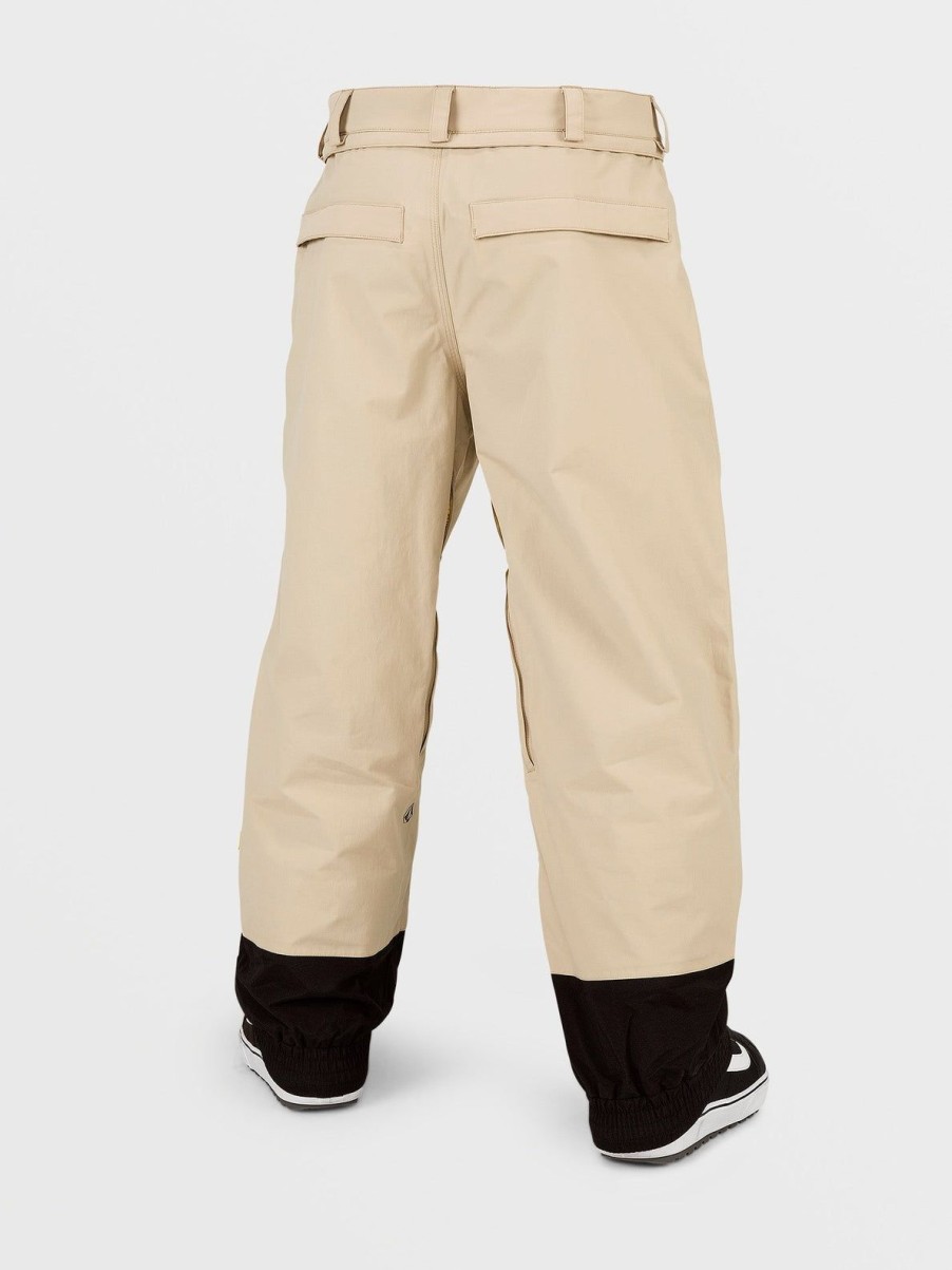 Homme Volcom Pantalons De Snow | Pantalon Gore-Tex Longo Khakiest