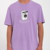 Homme Volcom T-Shirts & Polos | T-Shirt Volwasher Paisley Purple