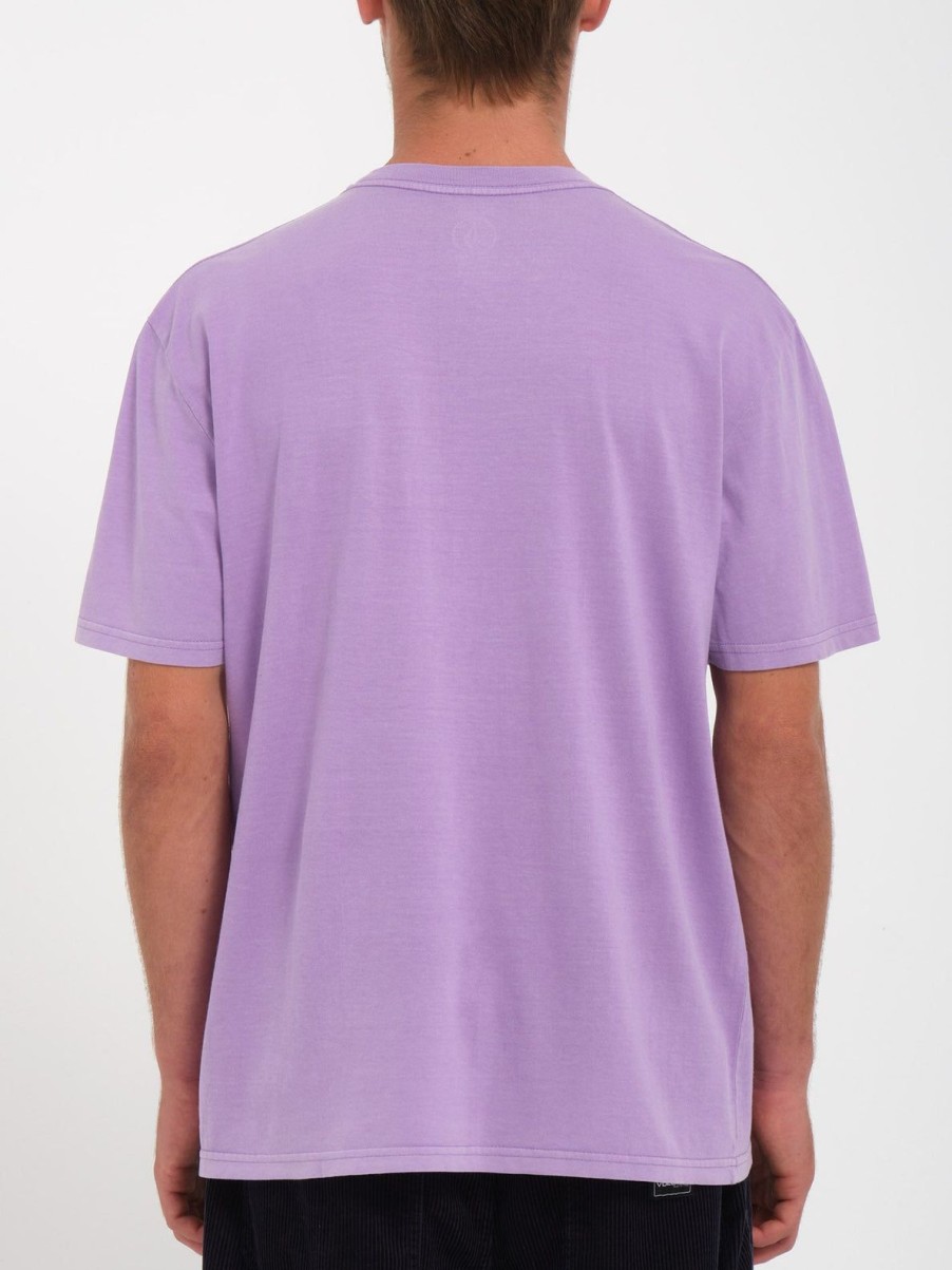 Homme Volcom T-Shirts & Polos | T-Shirt Volwasher Paisley Purple