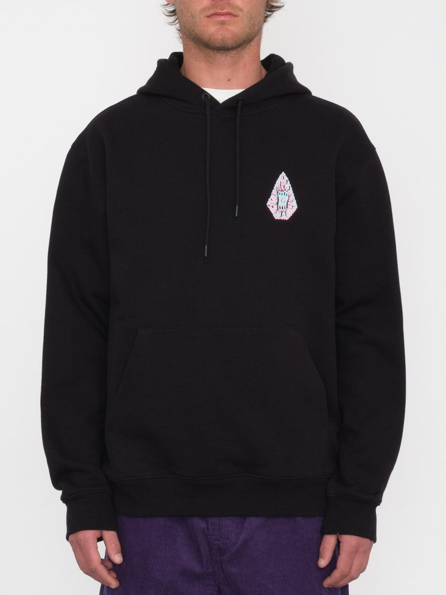 Homme Volcom Sweats | Sweat A Capuche Tetsunori Black