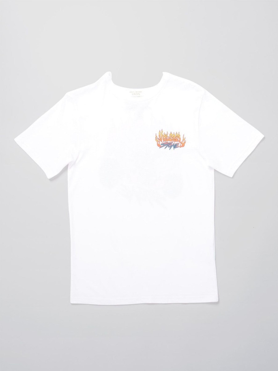 Garcons Volcom T-Shirts | T-Shirt Trux (Enfant) White