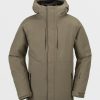 Homme Volcom Vestes De Snow | Veste V.Co Op Insulated Teak