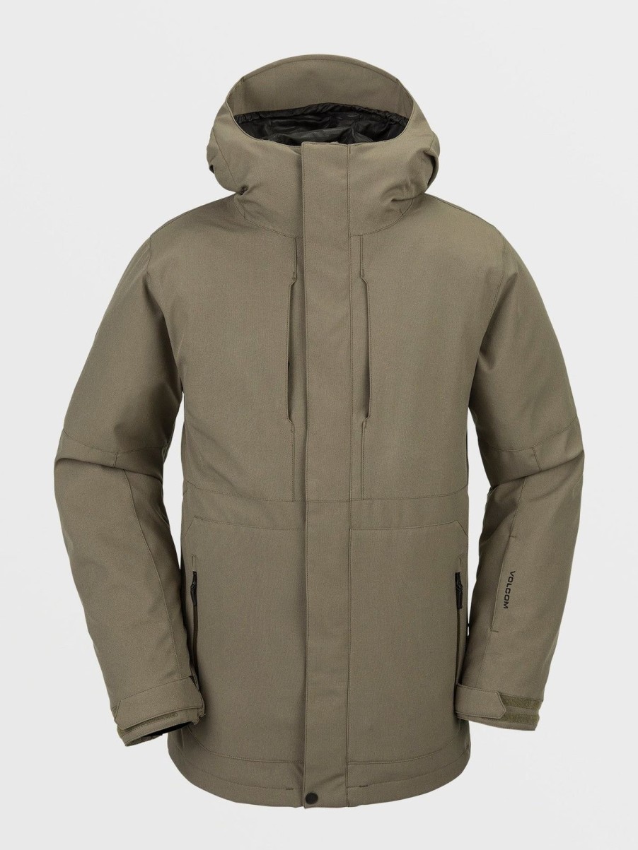 Homme Volcom Vestes De Snow | Veste V.Co Op Insulated Teak