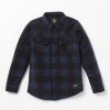 Garcons Volcom Vestes & Manteaux | Surchemise Bowered Fleece (Enfant) Navy